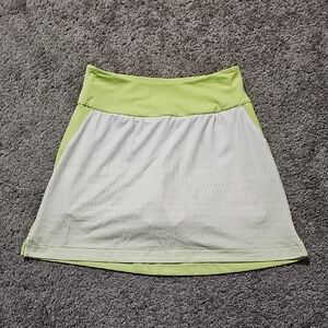 Adidas Womens Gradient Pulse Lime Golf Skort Athleisure Activewear Size XS